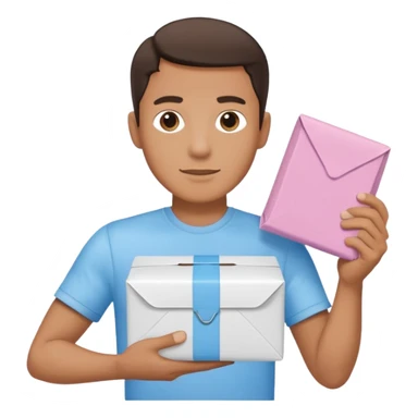 Man holding a Zyn package sticker