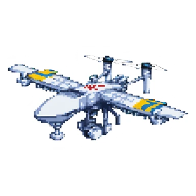Ukrainian strike drone sticker