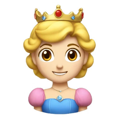 Princess mario sticker