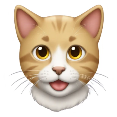 gato con peluca sticker