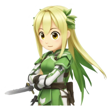 Leafa from Sword Art online  sticker