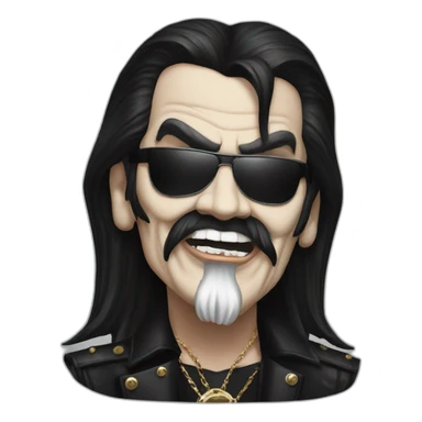 Dannish metal singer King Diamond sticker
