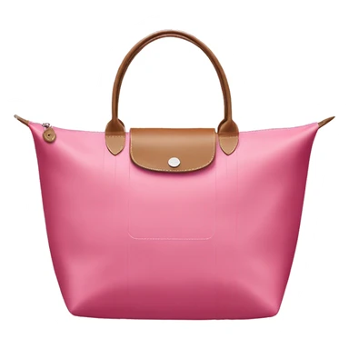 longchamp pink tote sticker
