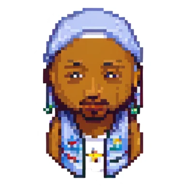 репер 2Pac, no background sticker