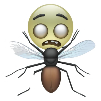 afraid of mosquitoes sticker