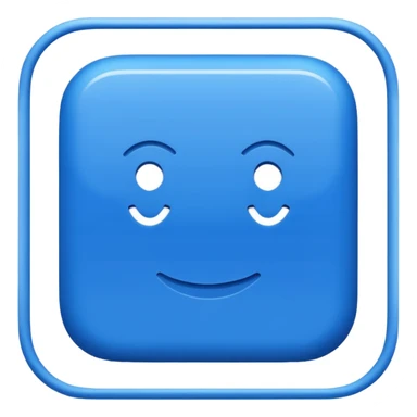 create  " MA " IN SQUARE SHAPE BLUE BACKGROUND sticker