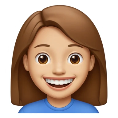 big smile with missing front tooth sticker