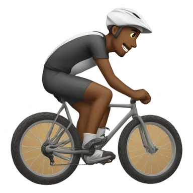 guy on dirt bicycle sticker