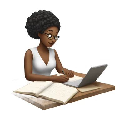 Beautiful woman dr studying sticker