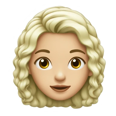 menina branca, olhos verde, cabelo ondulado, vermelho sticker