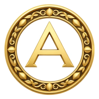 create an alpha and omega symbol sticker
