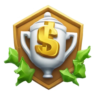 make a fortnite victory royale emoji with a 100 dollars on it saying cash cup winner sticker