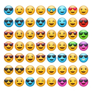 Emojis aesthetic ios 18 sticker