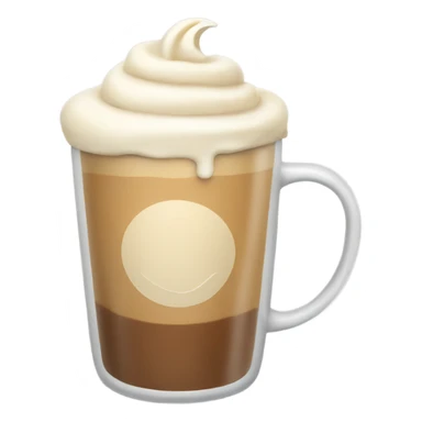 Vanilla Latte in Cup sticker