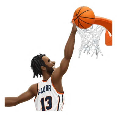 Zebra gets posterized by Auburn player sticker