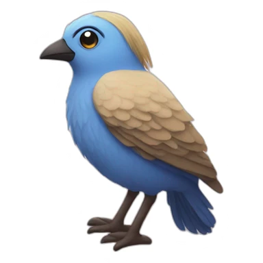 bird with too many socks sticker