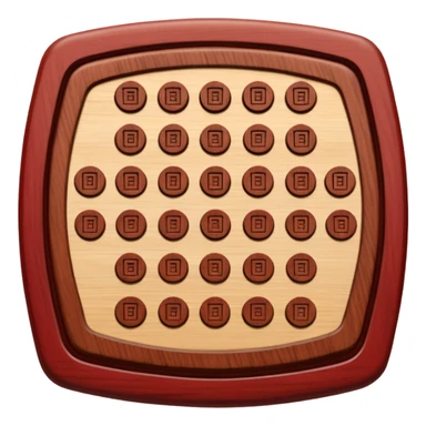 Xiangqi chinese chess circle piece, generals piece sticker