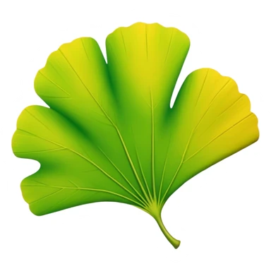 Ginko leaf sticker