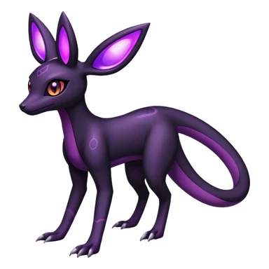 Salazzle-Umbreon-Fakémon-hybrid-creature (full body)  sticker