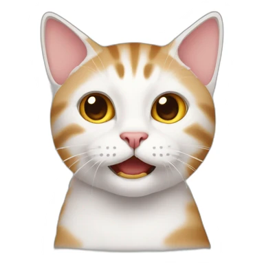 Cat injures man sticker