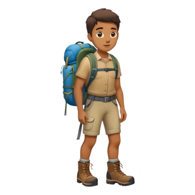 Hiker sticker