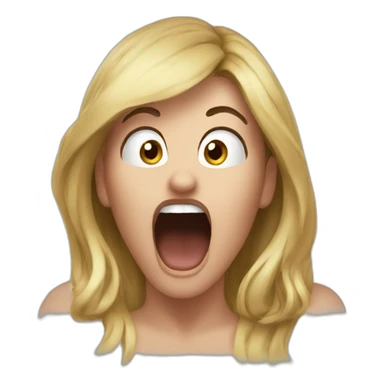 karen yelling sticker