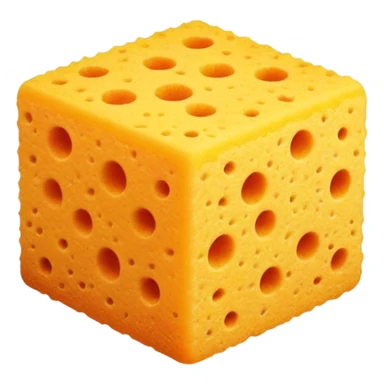 orange sponge sticker