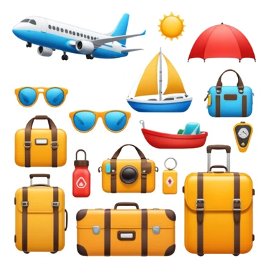 vacation equipment sticker