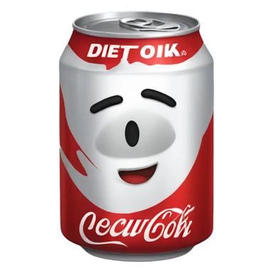 Diet Coke can sticker