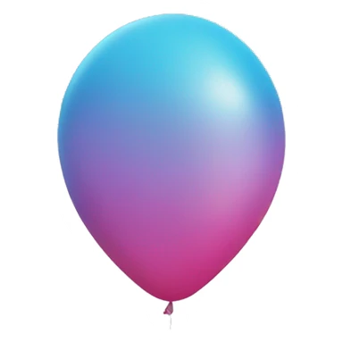 floating balloon in the shape of 13 sticker