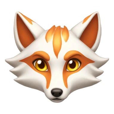 Nine tailed fox sticker