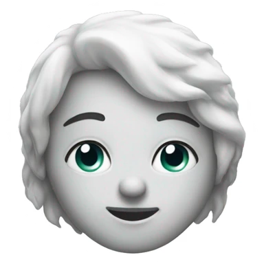 Snow angle print sticker