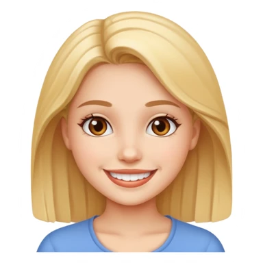 Beautiful girl smile  sticker