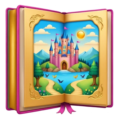 Fairytale book sticker