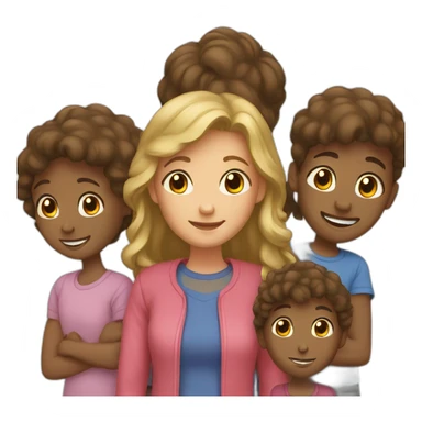 Family of seven sticker