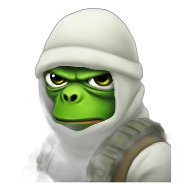 pepe arctic terrorist counter strike player sticker
