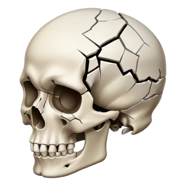 Skull Mind Blown sticker