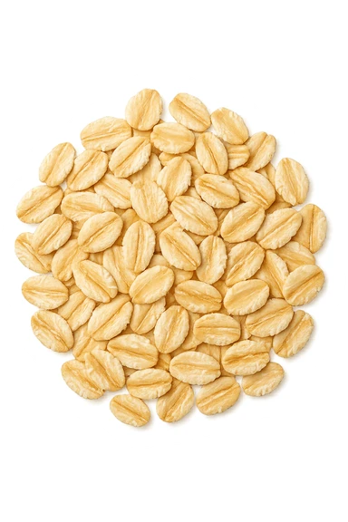 fiocchi di avena visti dall'alto sticker