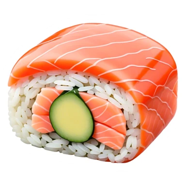 Pink sushi sticker