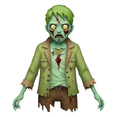 зомби sticker