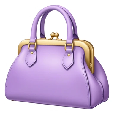Lilac luxury purse sticker