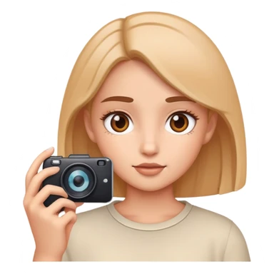 Girl making videos sticker