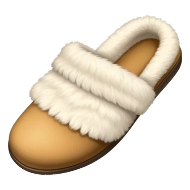 Hand holding slipper sticker