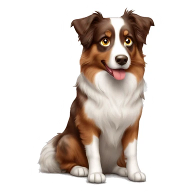 Australian shepherd red Merle sticker