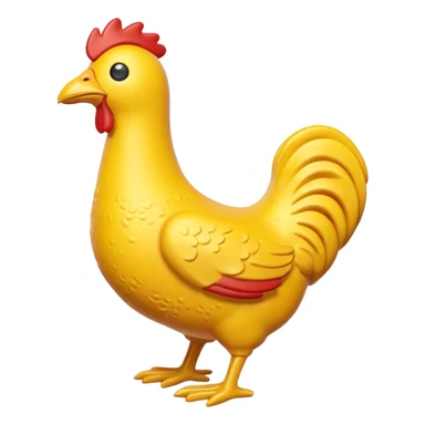 rubber chicken toy sticker
