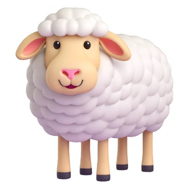 Minecraft sheep sticker