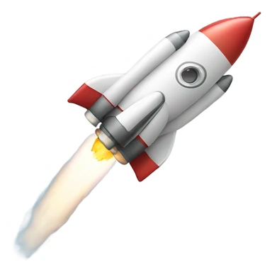 A rocket taking off  sticker