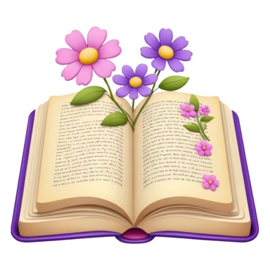 Open book in a girly style sticker