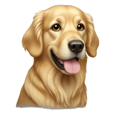Golden retriver sticker