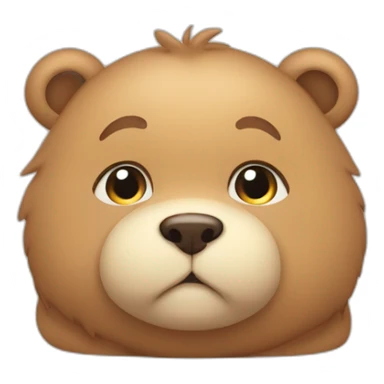 Fat cute cub sticker
